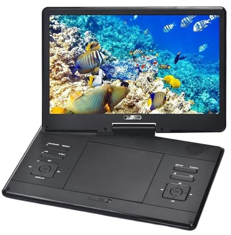 Lettore DVD Portatile Da 25 Pollici Con Mobile Ad Alta Definizione For Esterni Domestico Batteria 3000 MA Qualità Dell'immagine Chiara Audio Stabile