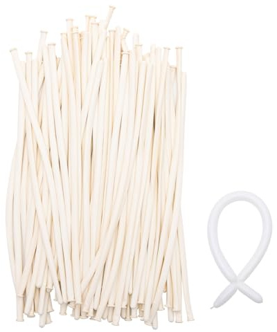 Gatuida 100 Globos Largos para Fiestas y Bodas Globos para Modelar y Manualidades Color Tamaño Estándar Pack de 100 Unidades para Decoración y Recuerdos de Fiesta