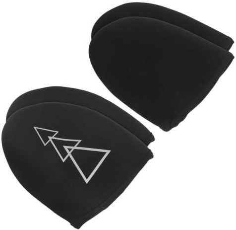 PLAFOPE Couvre-Chaussures de Vélo Surchaussures de Pluie pour Vélo en Néoprène 2 Paires et VTT Homme Femme Enfilage Rapide Sécurité Nocturne