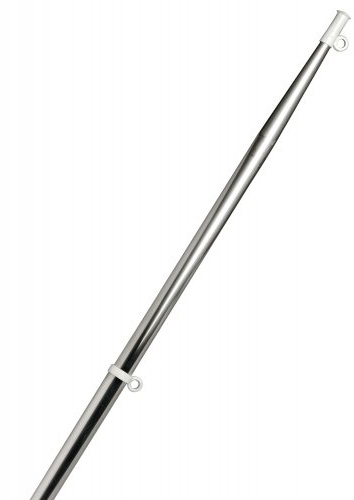 Osculati VA-Stahl Flaggenstock Kegelschnitt ohne Halter60cm