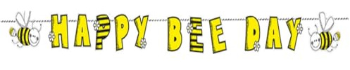 Happy Birthday Banner Typ Biene