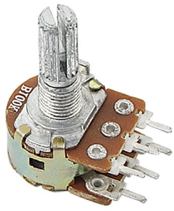 sourcing map 2 STK. 100K ohm Top 6 Terminals Lineare Doppel Potentiometer