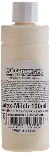 Eulenspiegel 407028 - Profi-Schminkfarben Latex-Milch, 100 ml, Halloween, Karneval, Mottoparty | Flüssiglatex für Spezialeffekte, für Halloween, Karneval & Mottopartys