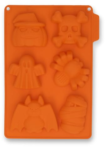 CÉCOA • Moule Silicone Halloween Personnages • 100% Silicone Alimentaire Sans BPA • Anti-Adhésif • Cuisson Parfaite & Démoulage Facile • DIY Gâteaux, Friandises, Goûter Enfant, Pâtisserie Maison