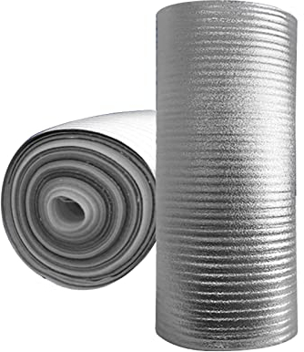 HARICSET Schalldämmung Trittschalldämmung Laminat Laminat Unterlage 2 mm Dick Dämmunterlage Dämm Parkett Fußboden Bodenunterlage Unterlage Dämmung Boden Laminat Fußbodenheizung(Size:1 * 25m)