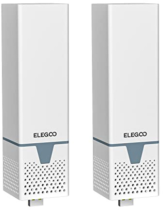 ELEGOO USB Luftreiniger mit eingebauter Aktivkohle, kompatibel mit ELEGOO Mars 3 Pro, Saturn 2，Saturn 8K und Jupiter Harz 3D Drucker (2er Pack)
