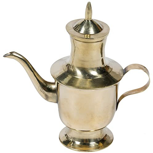 Cabilock Kupferdekanter Mit Buddhistischem Design Antike Tischdeko Für Zuhause Multifunktionaler Likörkrug Als Opfergefäß Oder Geschenkidee Bruchfest Und Langlebig