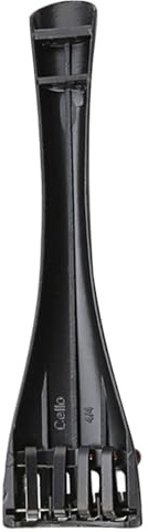Cello Saitenbrett Ba34, 4-loch Saitenhalter für Cello Schwarz | Holz und Metall, Leicht und Praktisch, Stabile Ausführung, Installieren