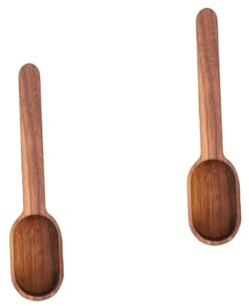 Cabilock Lot De 2 Cuillères À Mesurer En Bois Pour Café Et Céréales Cuillères En Bois Pour Une Mesure Précise Prise En Main Douce Et Confortable Couleurs Assorties