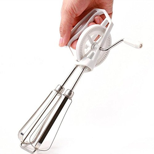 Booso Fouet rotatif manuel en acier inoxydable