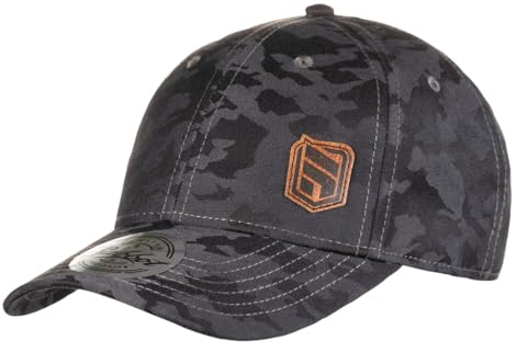 SABBOT Henry Herren Cap, Camouflage Muster, Taktische Cap, Basecap, Atmungsaktiv, Baseball Cap, Verstellbare Baseballmütze mit Baumwolle, Freizeit und Outdoor (Grau)