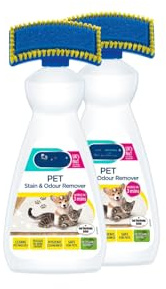 Dr. Beckman Pet Stain and Odour Remover 650ml - Odour Remover Effectively Removes Stains And Odours Caused By Pets From Carpets And Upholstery - Pack of 2 x 650ml