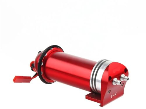 BATIVFLUG Werkzeuge kompatibel mit Miracle Aluminium CNC anonisierte elektrische Kraftstoffpumpe Version II 7,2–12 V, kompatibel mit Benzin und Nitro