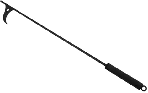 KOCKSHION Tisonnier Pour Cheminée Acier Résistant Avec Poignée Ergonomique Outil Pince à Feu Long Pour Barbecue Et Camping Extérieur Pour Brasero Jardin Et Foyer Intérieur