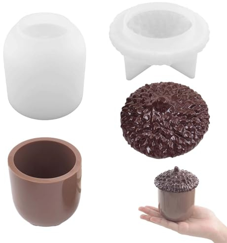 FORMVERSITY stampi in silicone, Natale, pigne, stampi per sapone, stampi in silicone gesso, gesso resina, cemento