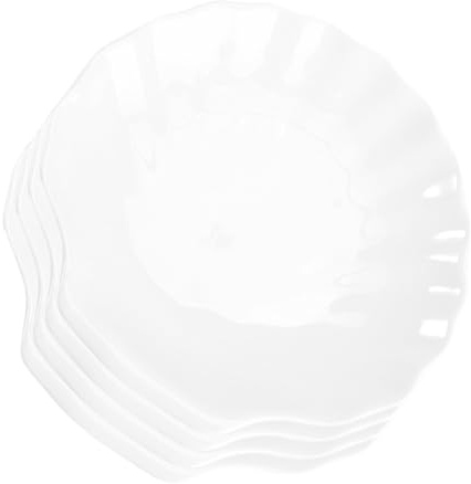 Gatuida 4piezas Plato De Decorativo Platos Delicados Para Comida Occidental Bandejas Reutilizables De Accesorios Multiusos Para Guarniciones Para Brunches y Fiestas Casa