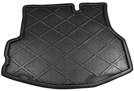 Gummimatte Kofferraumwanne Für Ford Für Fiesta Für Sedan 2009-2017 Auto-Kofferraumwanne Laderaumwanne Kofferraumbodenmatte Kofferraum Schutzmatte