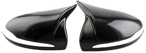 Spiegelkappe Für Mercedes Für E-Klasse GLC W205 W213 X253 LHD Außenspiegelabdeckung Außenspiegelverkleidung Auto Spiegelkappen(Kohlenstoff-Look)
