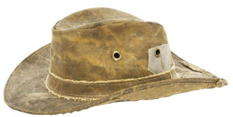 Die Real Deal Brasilien recycelten Plane Original biegbarer Adventure Hat (braun)
