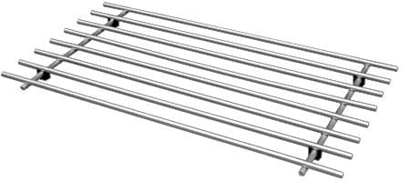 Lamplig Stainless Steel 50 cm X 28 cm Trivet with Plastic Anti Slip Feet