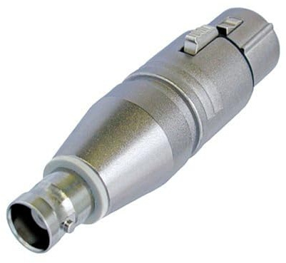 Neutrik NA2FBNC Adapter Serie Circular XLR 3-polig weiblich/BNC Buchse