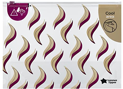 Tommee Tippee Travel and Microwave Steriliser Bags for Baby Bottles and Accessories, Reusable, Lightweight and Compact, Ideal for Days Out, Pack of 5
