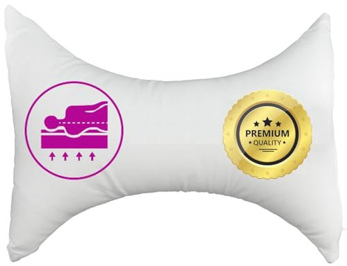 OrtoPrime Almohada Cervical Ortopédica para el Cuello - Almohadas Cervicales Mariposa - Funda Extraíble Higiénica - Almohada Antironquidos Descanso