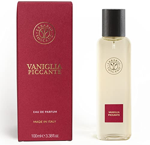 ERBARIO TOSCANO - Würzige Vanille, Eau de Parfum, holzige und bernsteinfarbene Noten mit Vanille aus Madagaskar und bernsteinfarbenen Harzen, 100 ml