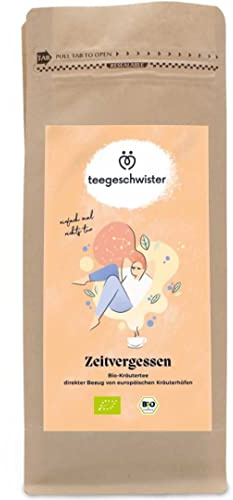 teegeschwister | Zeitvergessen | Loser Bio Kräutertee | fairer Direkthandel mit österreichischen Kräuterhöfen | 100g