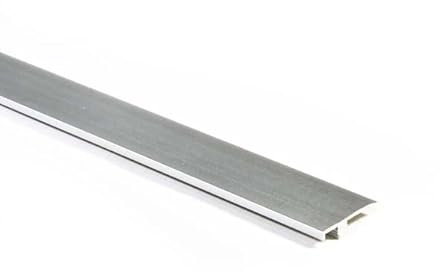 TERMINALE - PROFILI DI FINITURA PER PAVIMENTI VINILICO SPC Argento