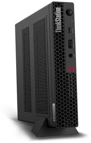 Lenovo ThinkStation P350 Tiny Workstation, 32GB DDR4, 2TB NVMe - i9-11900T (8 Cores, 4.9GHz), Nvidia Quadro T600, Intel vPro, WIFI 6 & BT 5.1, Windows 11 Pro (Renewed)