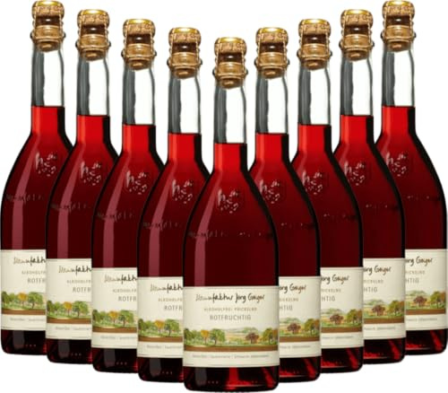 Rotfruchtig Manufaktur Jörg Geiger 9 x 0,75l VINELLO - 9 x Weinpaket inkl. kostenlosem VINELLO.weinausgießer