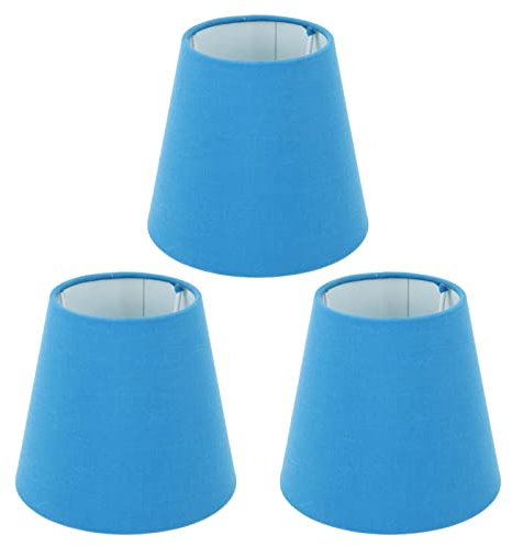 Set di 3 paralumi, paralume piccolo, (Blu)