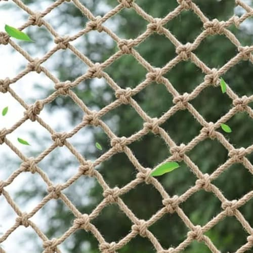 Plant Support Net, Climbing Plants Vegetables Runner Sweet Peas, Garden Trelli Climbing Plant Natural Netting With Jute Twine For Attaching Or Climbing Plants Optimal Growth Guidance(2 x 5M)