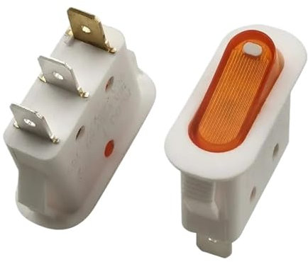 Interrupteur à bascule KCD3, 20 pièces, marche/arrêt, 2 positions, 3 broches, équipement électrique avec interrupteur d'alimentation lumineux, 15 A 250 V/30 A 250 V CA