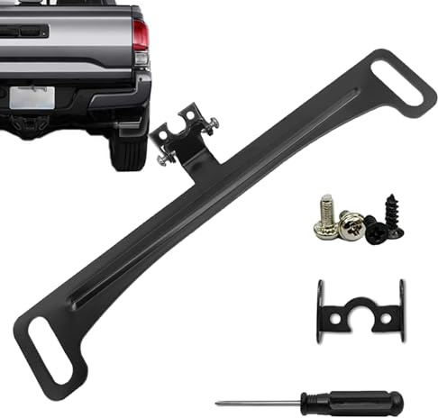 Cámara de Respaldo Montaje Placa matrícula - Soporte Trasero del automóvil, Marco Ajustable | estacionamiento Lente Ancha, Asistente Seguridad vehículo, Soporte Sensor