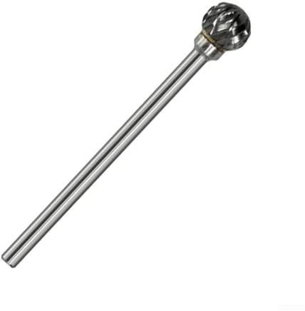 Eawfgtuw Drehfeilen-Set für elektrische Bohrmaschine, Hartmetallbestückte Schleifköpfe zum Schnitzen, Formen und Polieren von Holz, Kunststoff, 6,35 mm Schaft, 10 Stück