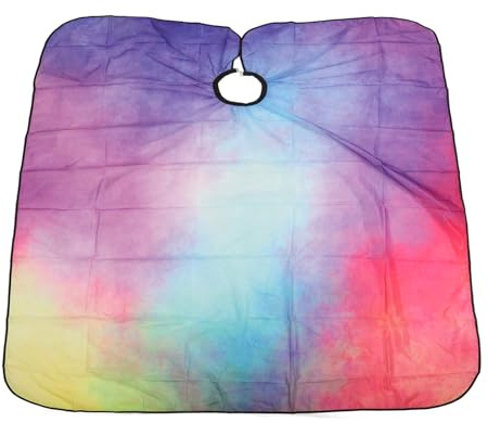 Xiuganpo Capa de Peluquero de Salón Resistente a las Manchas Impermeable Delantal de Tela de Peluquería para Estilistas Adultos Corte de Pelo para Proyectos de Bricolaje Fibra de Poliéster