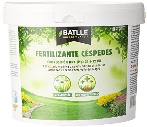 Semillas Batlle Fertilizante para Césped - Cubo 5kg