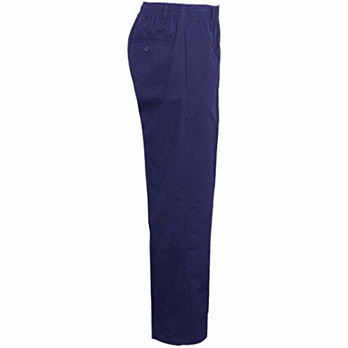 MyShoeStore Mens Rugby Trousers Straight Leg Workwear Pants Smart Casual Office Everyday