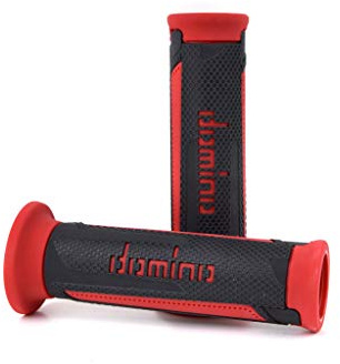 Domino TOMMASELLI Paar Lenkergriffe A350 Tourismus anthrazit/rot