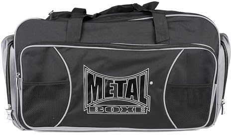 METAL BOXE - sportväska, svart/grå