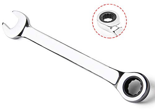 HIOD Chiave Cricchetto con 72 Denti di Arresto 6-32mm Torx/Finale Aperto Doppio Uso Chiave Inglese Strumento Chiave di Riparazione Auto Professionale,32mm
