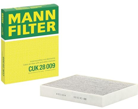 MANN-FILTER CUK 28 009 Filtro aria cabina - Filtro Antipolline con Carbonio attivato - per Autovetture + veicoli commeriali