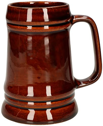 Kotarbau® - Boccale da birra in ceramica, 0,5 l, per vino, bevande