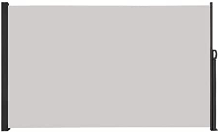 UISEBRT Tende da Sole Paravento Laterale Frangivento Estensibile Protezione Privacy per Terrazza, Balcone, Giardino (180 x 300 cm, Grigio)