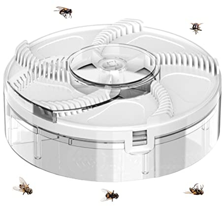 Piège à mouches électrique - Destructeur de piège automatique - Piège à mouches et attraper des mouches - Câble USB - Pour l'intérieur et la chambre à coucher, l'extérieur