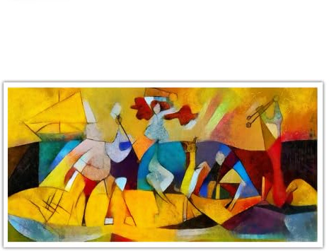 Modern abstrakt väggkonst tavla posters och tryck Picasso berömda målningar Canvas målning för vardagsrum Kontorsinredning 70x140 cm Ramlös