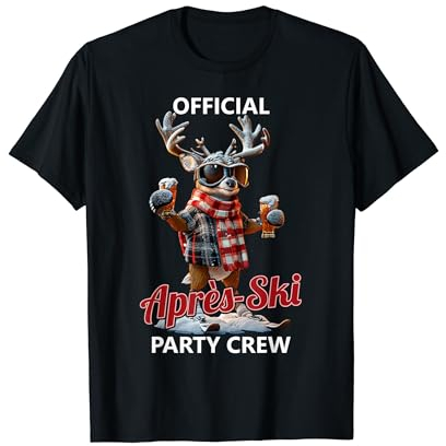Skifahren Official Après-Ski Party Crew T-Shirt