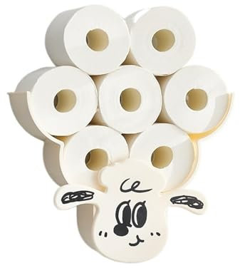 Kosmetiktücher Box Taschentuchbox-Halter zur Wandmontage, Selbstklebender Taschentuchbox-Halter for Badezimmer, Schlafzimmer, Wohnzimmer, Küche für Esszimmer Badezimmer Schlafzimmer(White)
